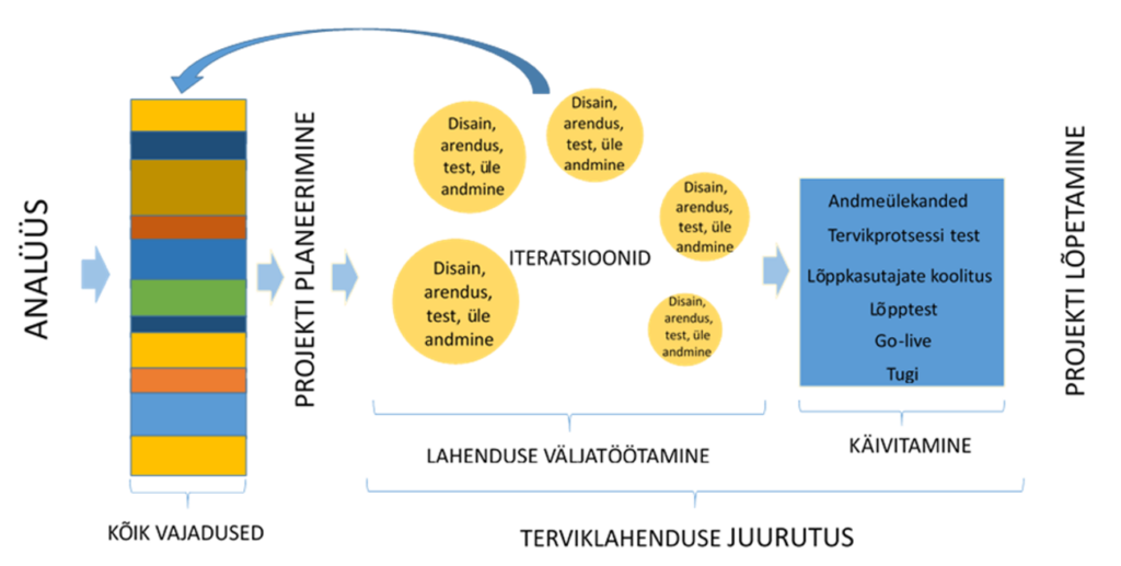 Joonis 2. Agiilne tarkvara juurutamine