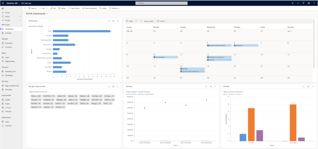 Figure 4. Dynamics Sales can easily be integrated with SharePoint, Outlook, Teams, MS Office, and many other solutions